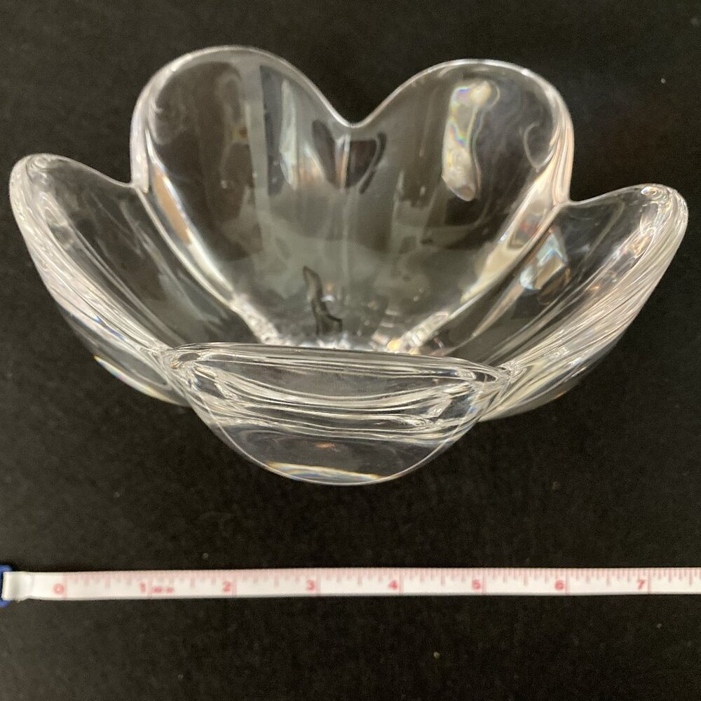Decorative Glass Flower Petal Bowl